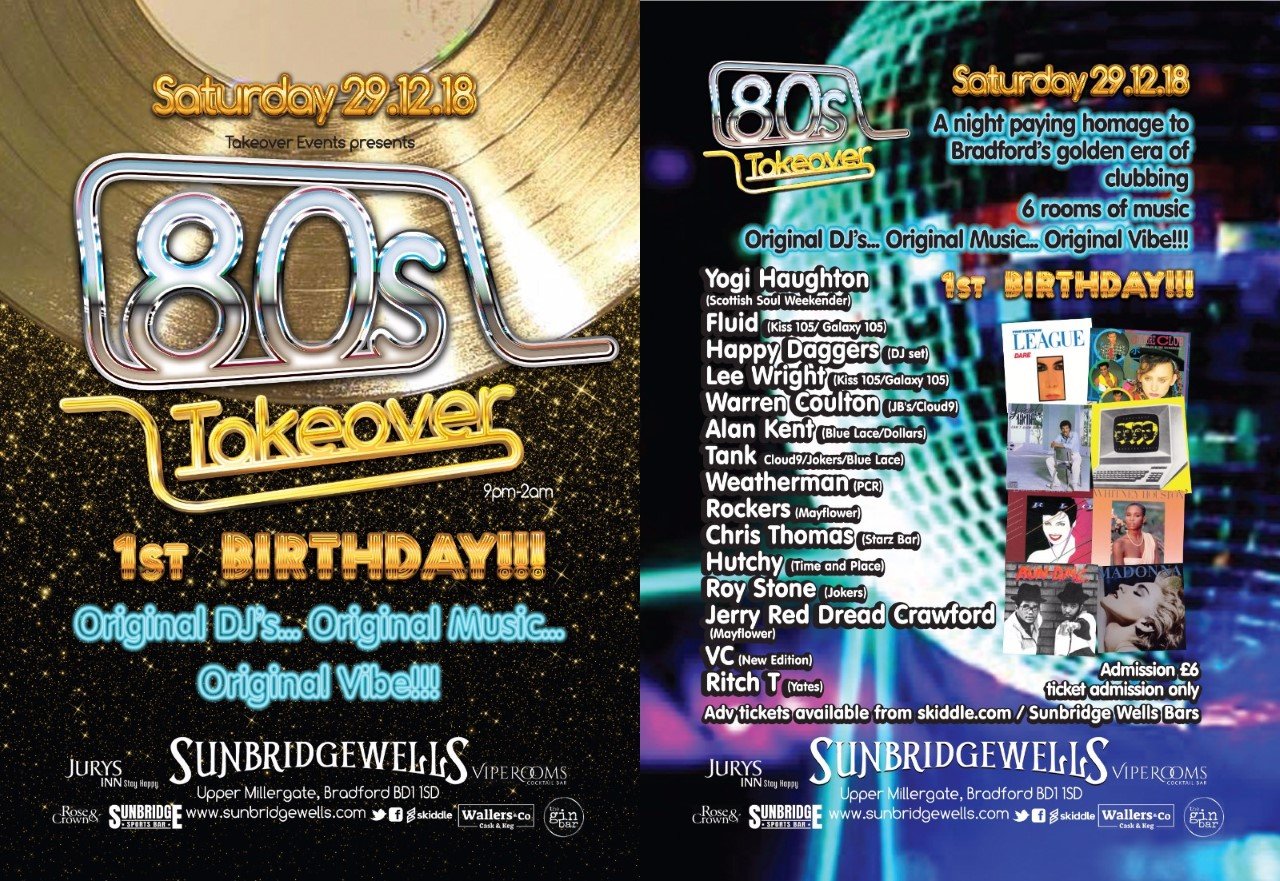 80s Takeover — Dec 2018
