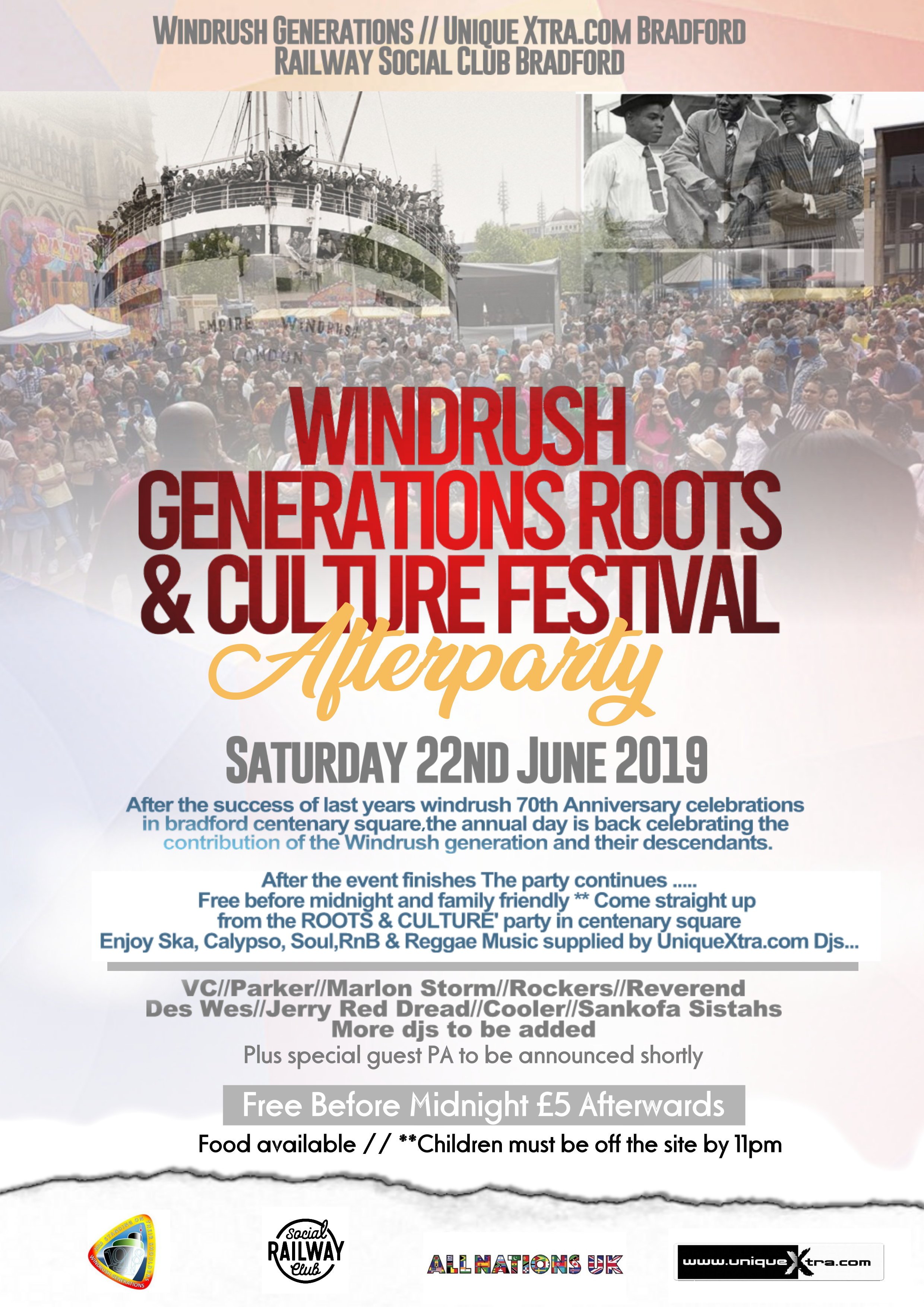 Windrush Roots & Culture Festival — 27 July 2019