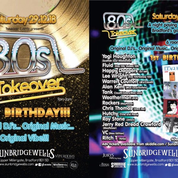 80s Takeover — Dec 2018