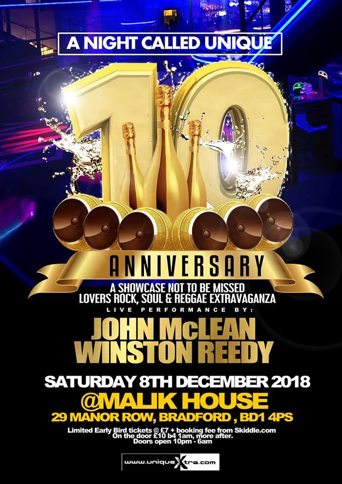 Unique 10th Anniversary — 27 Oct 2018