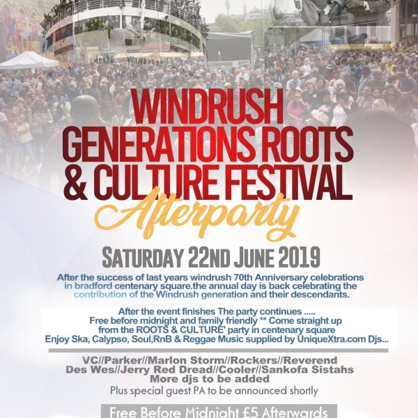Windrush Roots & Culture Festival — 27 July 2019